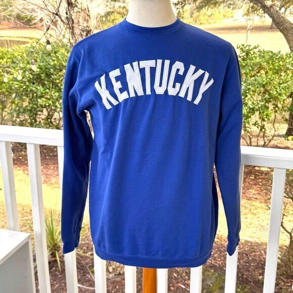 University of Kentucky Stitched Kentucky Sweatshirt. Size Large. By T. R. McTagg - Picture 1 of 4
